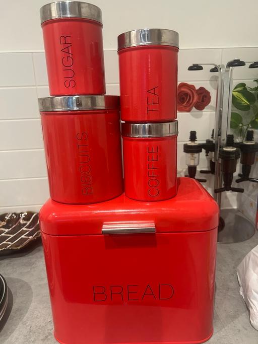 Buy & Sell Maze Hill South East London - Photos for Kitchen tea,coffee,sugar and bread containers