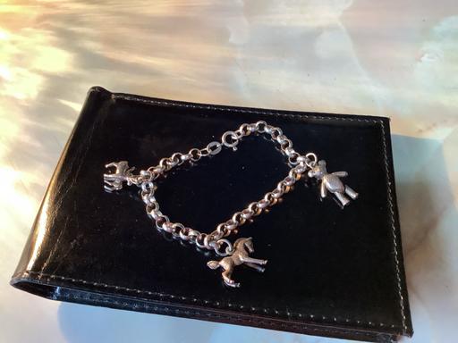 Buy & Sell Harborne Birmingham - Photos for Silver bracelet with 3 silver charms