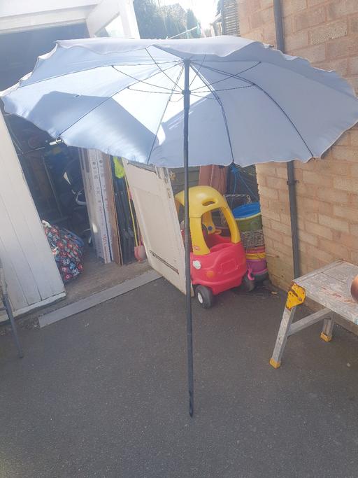 Buy & Sell Pensnett Dudley - Photos for 5ft Wide Blue Parasol, Decent Condition ,