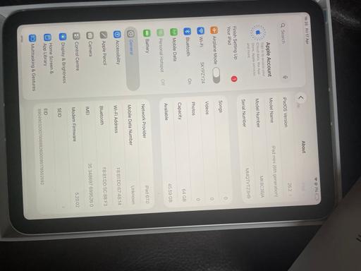 Buy & Sell Small Heath Birmingham - Photos for iPad Mini 6th Gen A16 WiFi and Cellular