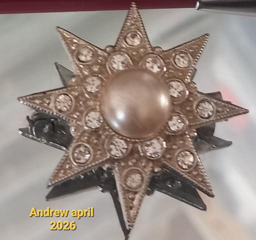 Buy & Sell Thatto Heath Saint Helens - Photos for Vintage gemstone & pearl snowflake brooch