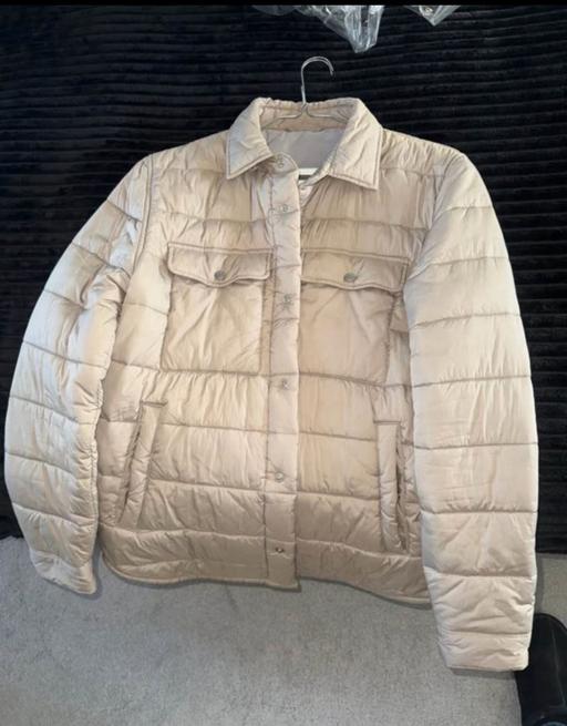 Buy & Sell Edmonton North London - Photos for Reiss Hybrid Press-Stud Jacket in stone