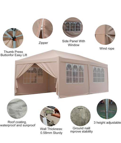 Buy & Sell Small Heath Birmingham - Photos for 6x3M Pop Up Gazebo with Side Panels, 6x3m,