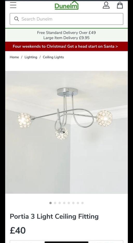 Buy & Sell Weoley Castle Birmingham - Photos for Ceiling light