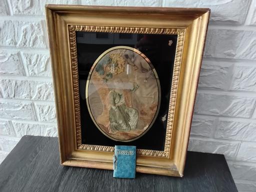 Buy & Sell Yardley Birmingham - Photos for antique silkwork picture sewing bible scene