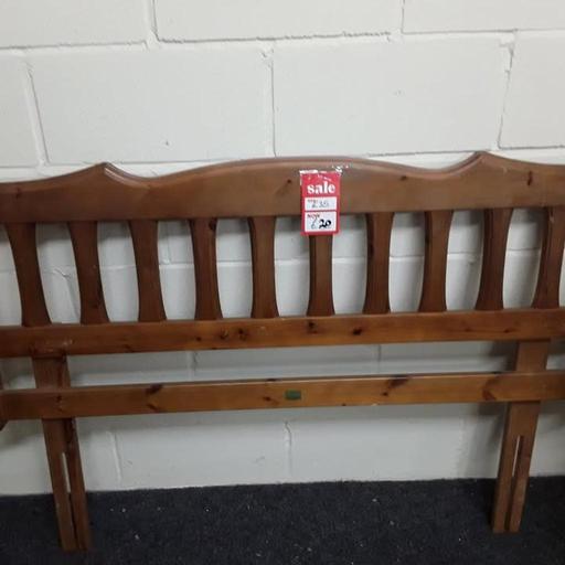 Buy & Sell Saint Pauls Trading Estate Tameside - Photos for Solid pine DOUBLE headboard