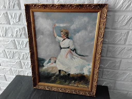 Buy & Sell Yardley Birmingham - Photos for old oil painting signed very decorative