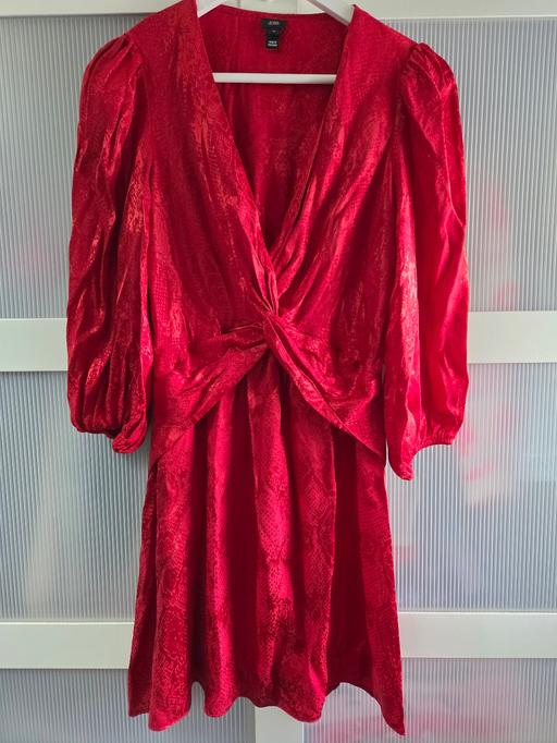 Buy & Sell Weston Point Halton - Photos for Size 20 RIVER ISLAND red silky dress
