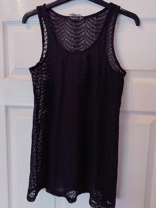 Buy & Sell Woodthorpe Charnwood - Photos for Women's black lace sleeveless top size 16