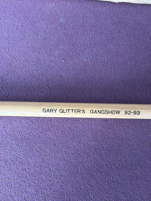 Buy & Sell Mawdesley Chorley - Photos for Gary Glitter drum stick. Like new.