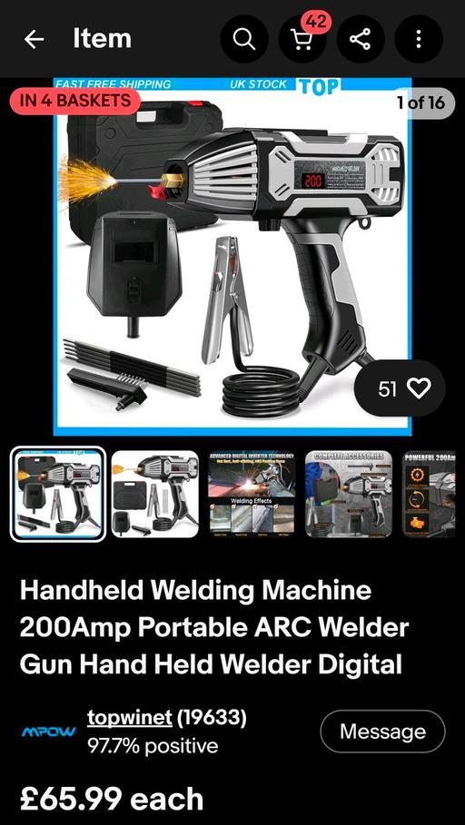 Vehicles Millbank Central London - Photos for Hand Held Arc Welder (200w)