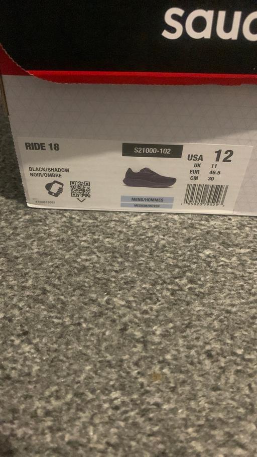 Buy & Sell Blackhorse Road East London - Photos for Saucony Ride 18 Running Shoes- Men- size 11