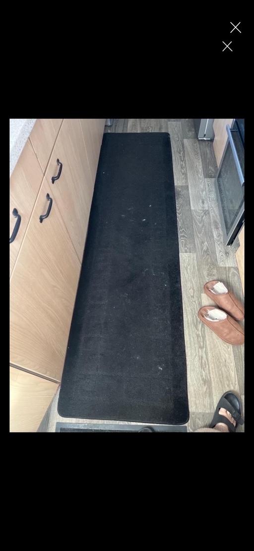 Buy & Sell Conisbrough Doncaster - Photos for Long black none slip runner rug