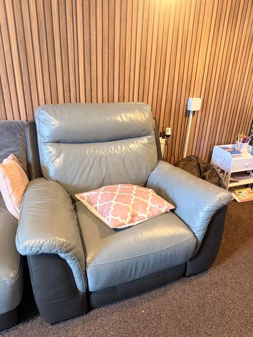 Buy & Sell Manor Park East London - Photos for Sofa grey leather