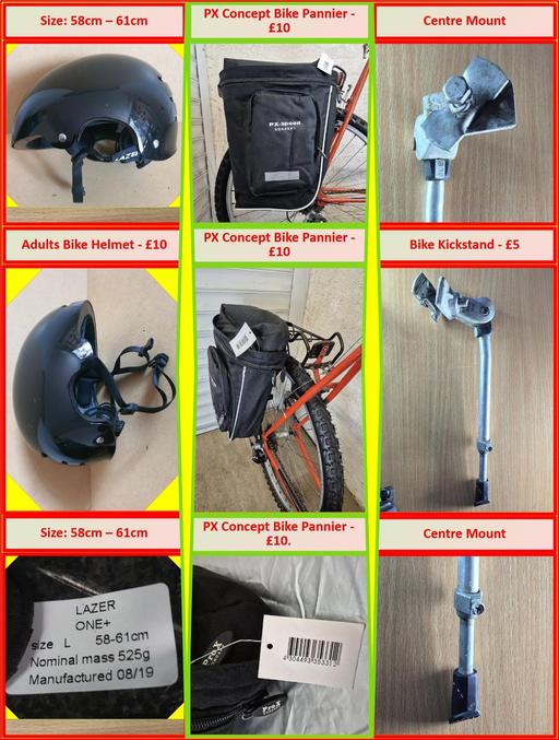 Buy & Sell Oldbury Sandwell - Photos for Bike Pannier or Adults Bike Helmet.