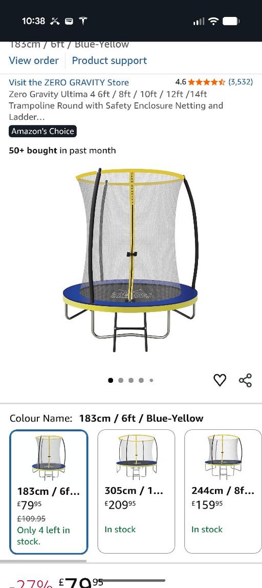 Buy & Sell Nunhead South East London - Photos for Trampoline