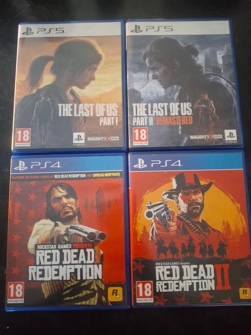 Buy & Sell Coseley Dudley - Photos for ps5/4 games red dead, last of us 1/2