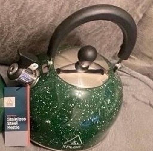Buy & Sell Camp Hill Birmingham - Photos for Green metal camping kettle 