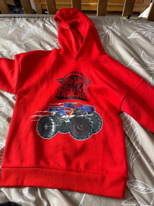 Buy & Sell Rowley Village Sandwell - Photos for Hot wheels monster trucks red hoodie age 6-7