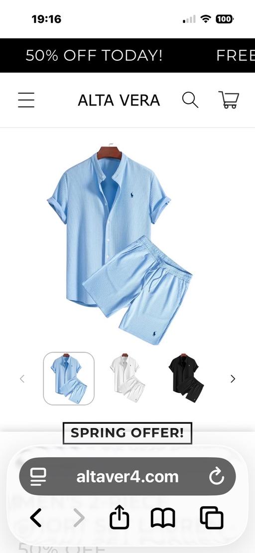 Buy & Sell Kings Hill Tonbridge and Malling - Photos for Ralph men 2 piece short set