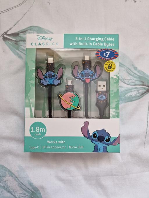 Buy & Sell Ramsgate Thanet - Photos for bn Disney Stitch charging cable