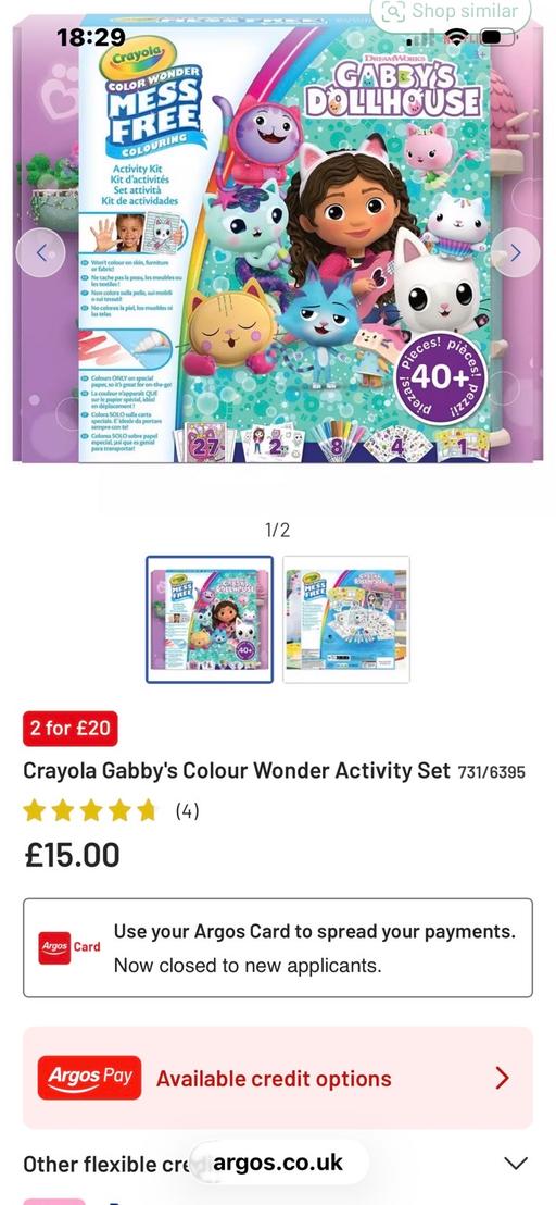 Buy & Sell Wednesfield Wolverhampton - Photos for New gabby dollhouse crayola set