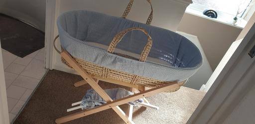 Buy & Sell Bilston Wolverhampton - Photos for Clair de Lune Moses Basket + Stand