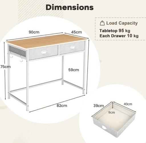 Buy & Sell Grantham South Kesteven - Photos for Desk with shelf’s