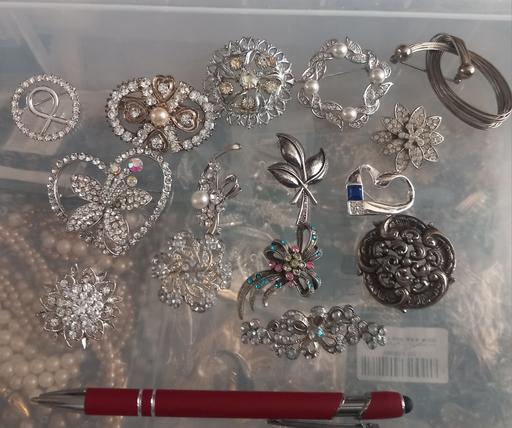 Buy & Sell Thatto Heath Saint Helens - Photos for Collection of 15 silver plated brooches
