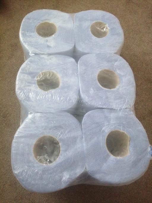 Buy & Sell Heath Town Wolverhampton - Photos for New pack of 6 wide blue roll paper