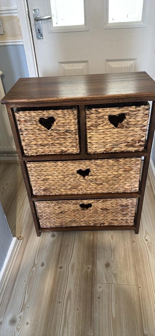 Buy & Sell Wombourne South Staffordshire - Photos for Storage unit with wicker baskets