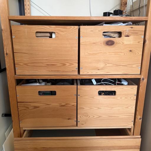 Buy & Sell Muswell Hill North London - Photos for IKEA IVAR Wooden Boxes (set of 6)