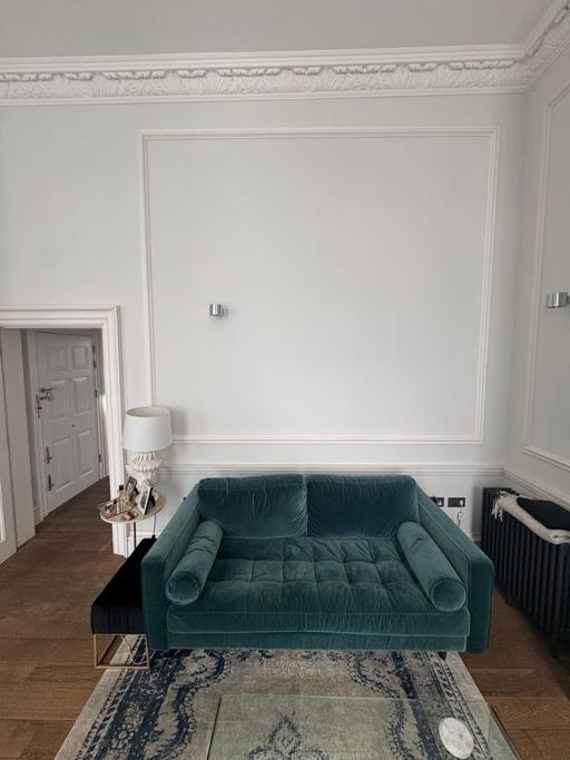 Buy & Sell South Kensington South West London - Photos for Made.com velvet 2 seated sofa