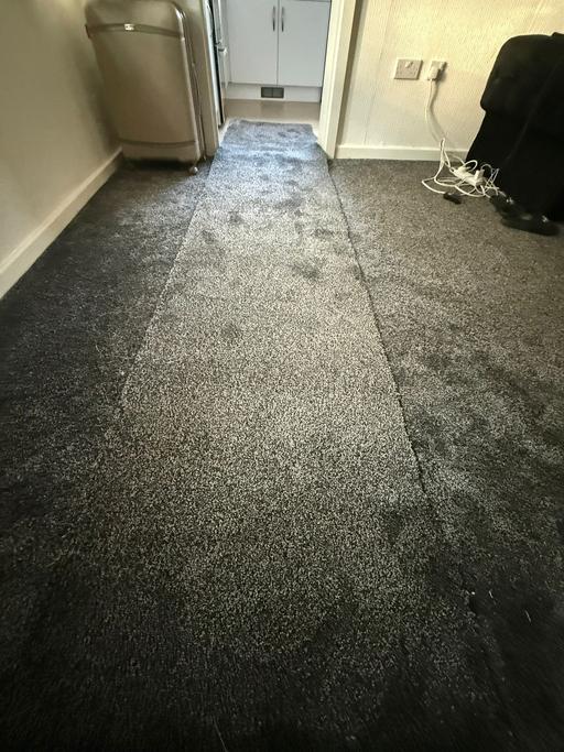 Buy & Sell Bilston Wolverhampton - Photos for Black 9m thickens white speckle carpet