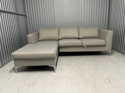 Buy & Sell Brixton South East London - Photos for Light Grey L-Shape Corner Sofa with Chaise