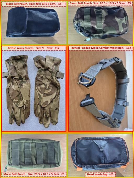 Buy & Sell Oldbury Sandwell - Photos for Army Gloves or Belt Pouch Bags.