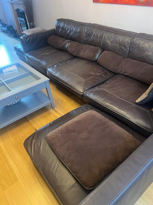 Buy & Sell Abington West Northamptonshire - Photos for Leather Sofa
