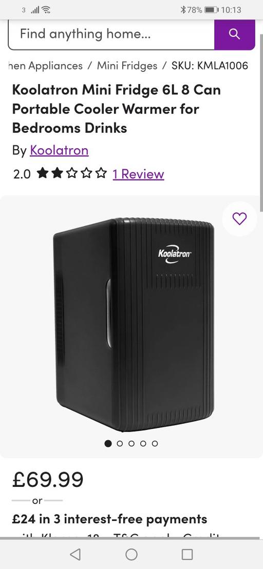 Buy & Sell Heath Town Wolverhampton - Photos for koolatron 8 can thermo cooler/warmer