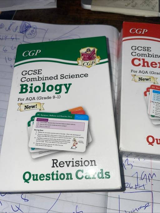 Buy & Sell Small Heath Birmingham - Photos for AQA GCSE Science revision cards x3