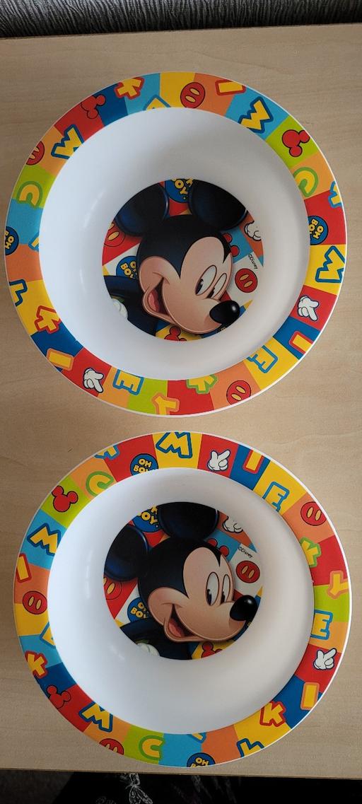 Buy & Sell Great Houghton Barnsley - Photos for 2 mickey mouse dishs