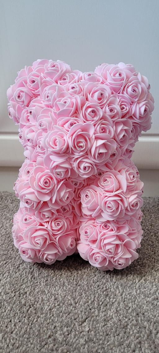 Buy & Sell Great Houghton Barnsley - Photos for Pink rose bear with diamantés