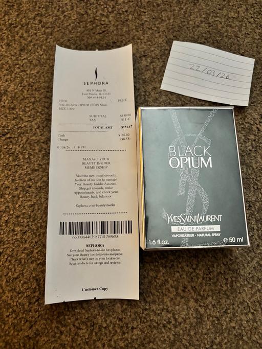 Buy & Sell Belbroughton Bromsgrove - Photos for YSL black opium eau de parfum 50ml