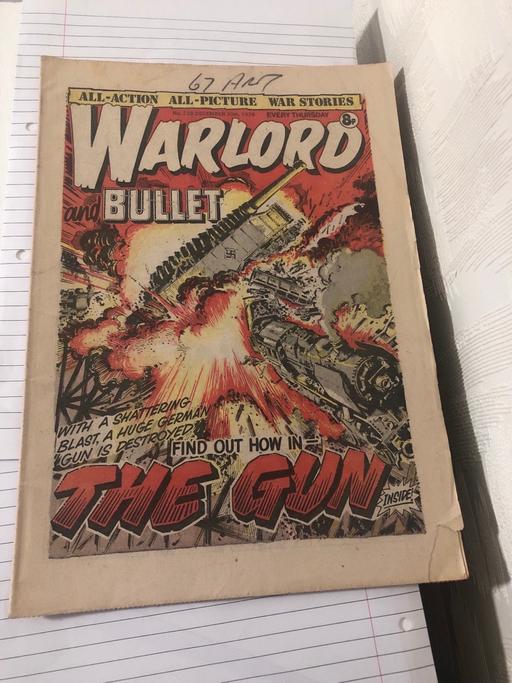 Buy & Sell Farington Moss South Ribble - Photos for Warlord & Bullet - The Gun - Comic Book