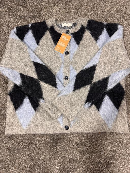 Buy & Sell Southall Ealing - Photos for Knitted oversized check cardigan