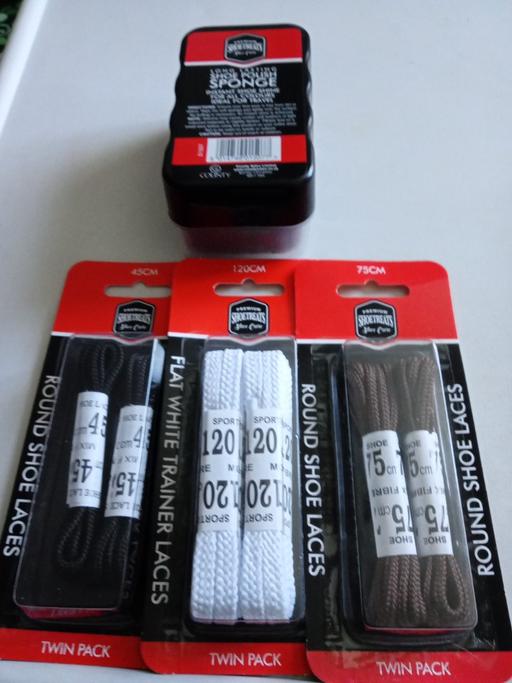 Buy & Sell Horncastle East Lindsey - Photos for joblot of SHOE LACES/ POLISH SPONGE