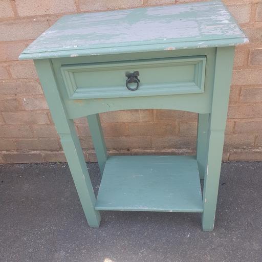 Buy & Sell Pensnett Dudley - Photos for Side Cupboard With Draw & Shelf , Green .