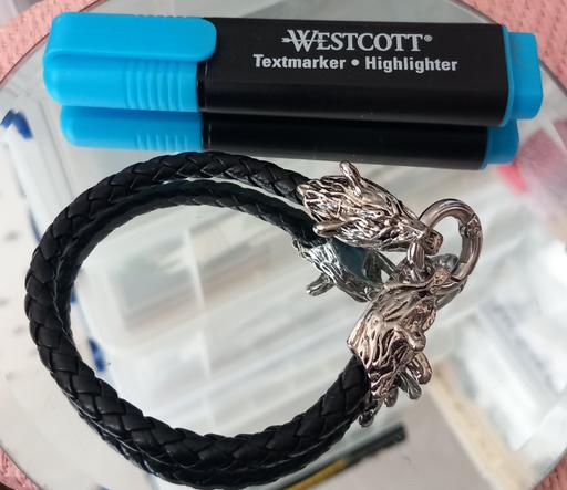 Buy & Sell Thatto Heath Saint Helens - Photos for Viking Celtic Bracelet with two wolves heads