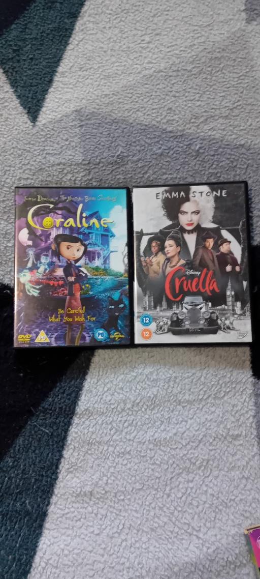 Buy & Sell Bilston Wolverhampton - Photos for coraline and cruella dvds