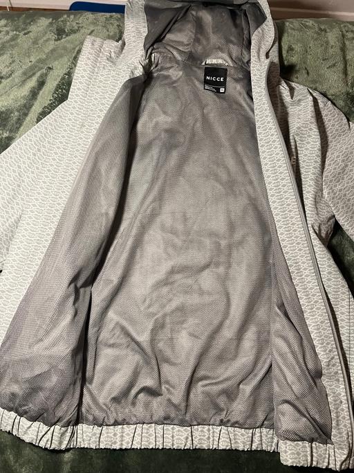 Buy & Sell Hastings Town Centre Hastings - Photos for New Nicce zip -up hoodie Grey Geometric- X