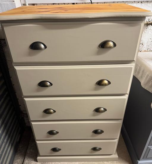 Buy & Sell Hoobrook Wyre Forest - Photos for Solid pine chest of drawers tallboy slim draw